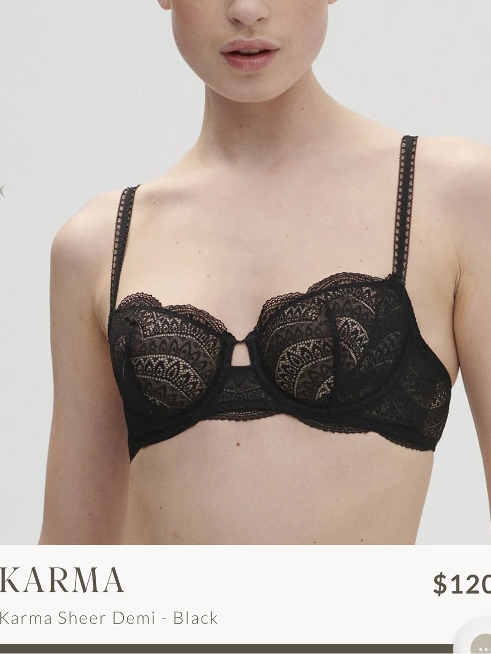 Simone perele karma bra